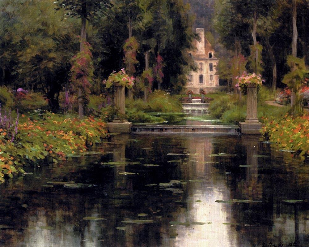 Louis Aston Knight View Of A Chateaux